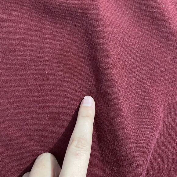 VTG Nike Crewneck Sweatshirt Men’s XL Pull Over Burgundy Logo 90s Gray Tag - Picture 4 of 7